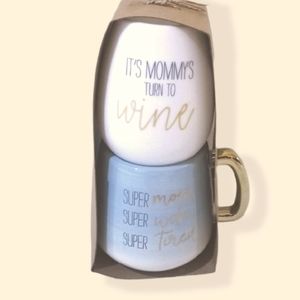 MOM life wine silicone glass and ceramic coffee